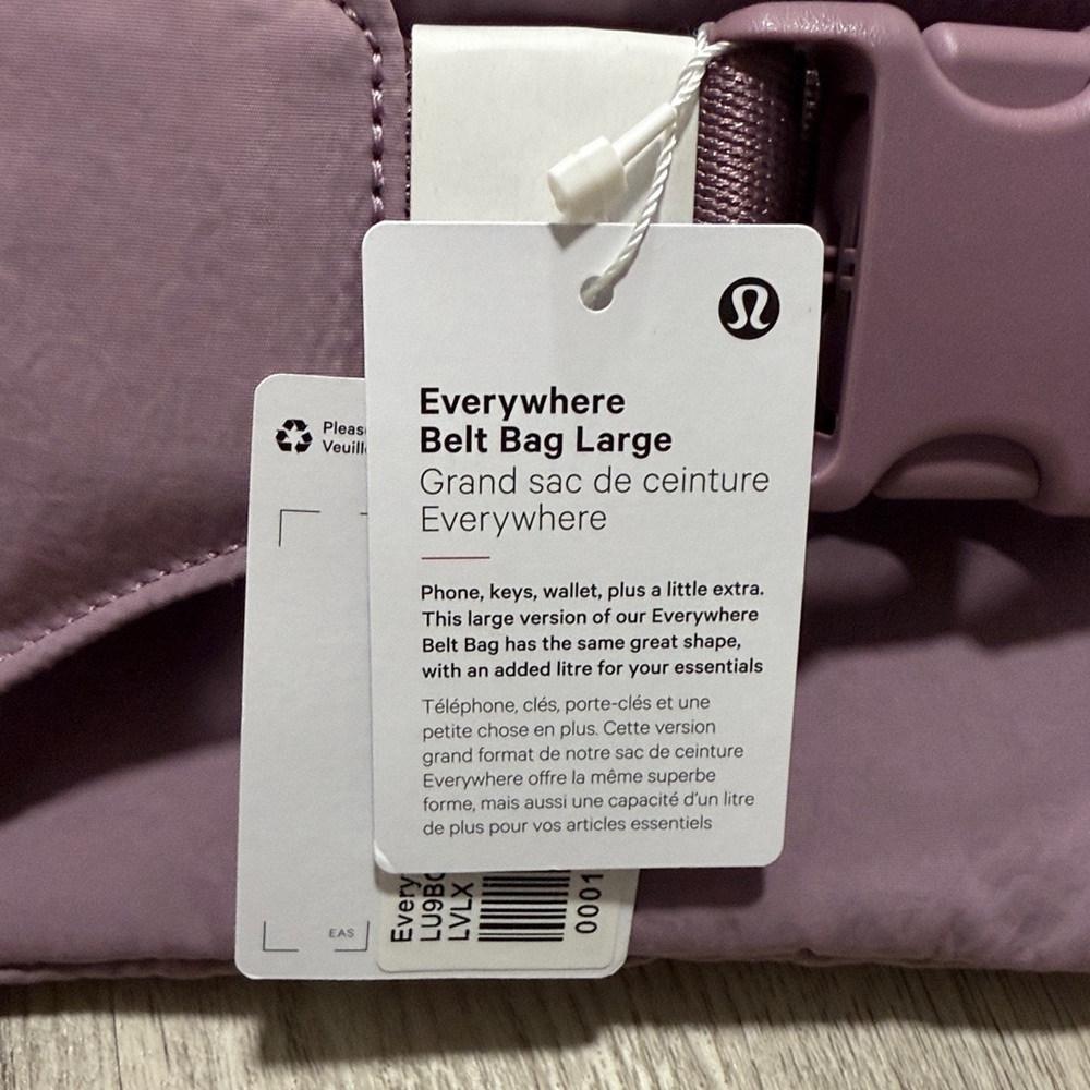 Lululemon Athletica Lavender Belt Bag - Picture 4 of 5